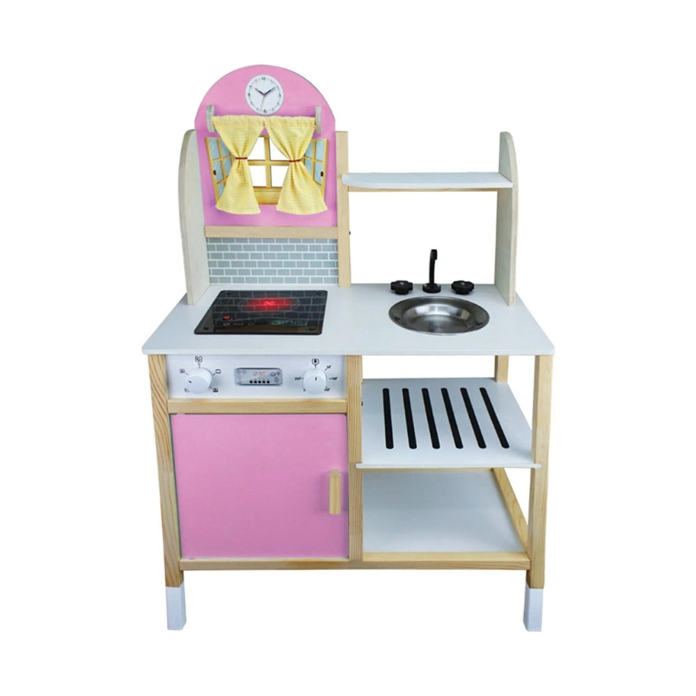 Okutan Hobi Specially Designed Wooden Children's Kitchen Set With Led Stove